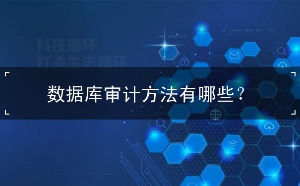 數(shù)據(jù)庫審計方法有哪些