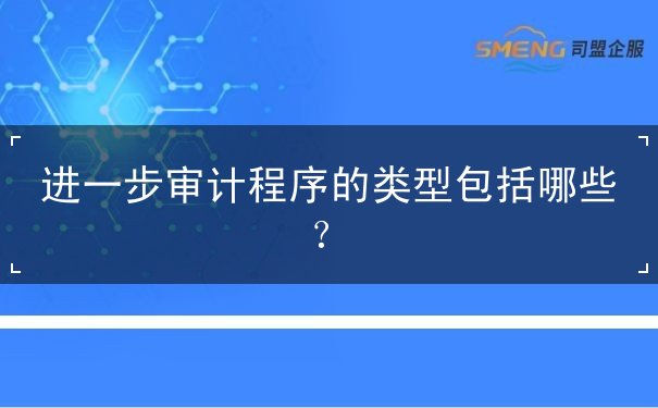 進(jìn)一步審計(jì)程序的類型