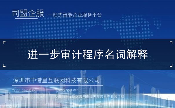 進(jìn)一步審計(jì)程序